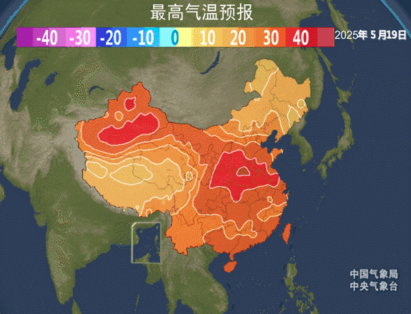 国部分地区将超40℃！瓦力棋牌酷热将至！我