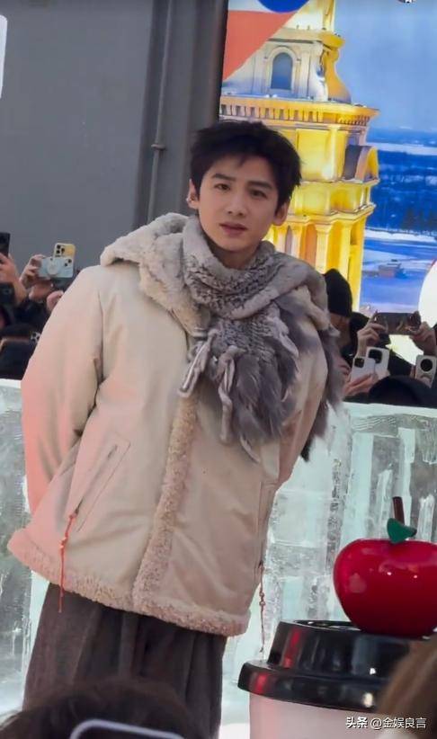 下有皱纹脸宽腮大锡纸烫戴耳钉像男模瓦力娱乐棋牌白敬亭现身黑龙江生图(图10)